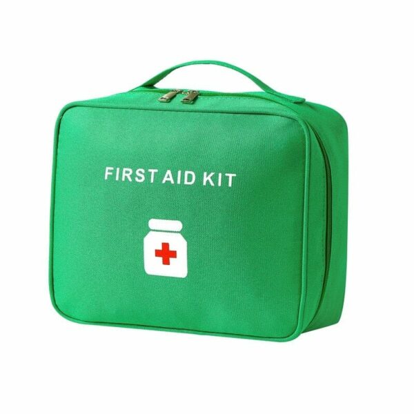 Grande Trousse à Pharmacie Voyage Vide First Aid Kit (Vert)